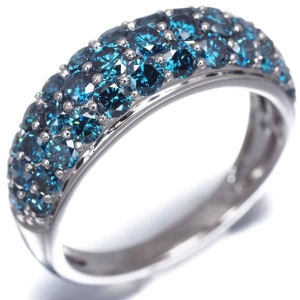 GSTV RING BLUEDIAMOND PAVE - 2