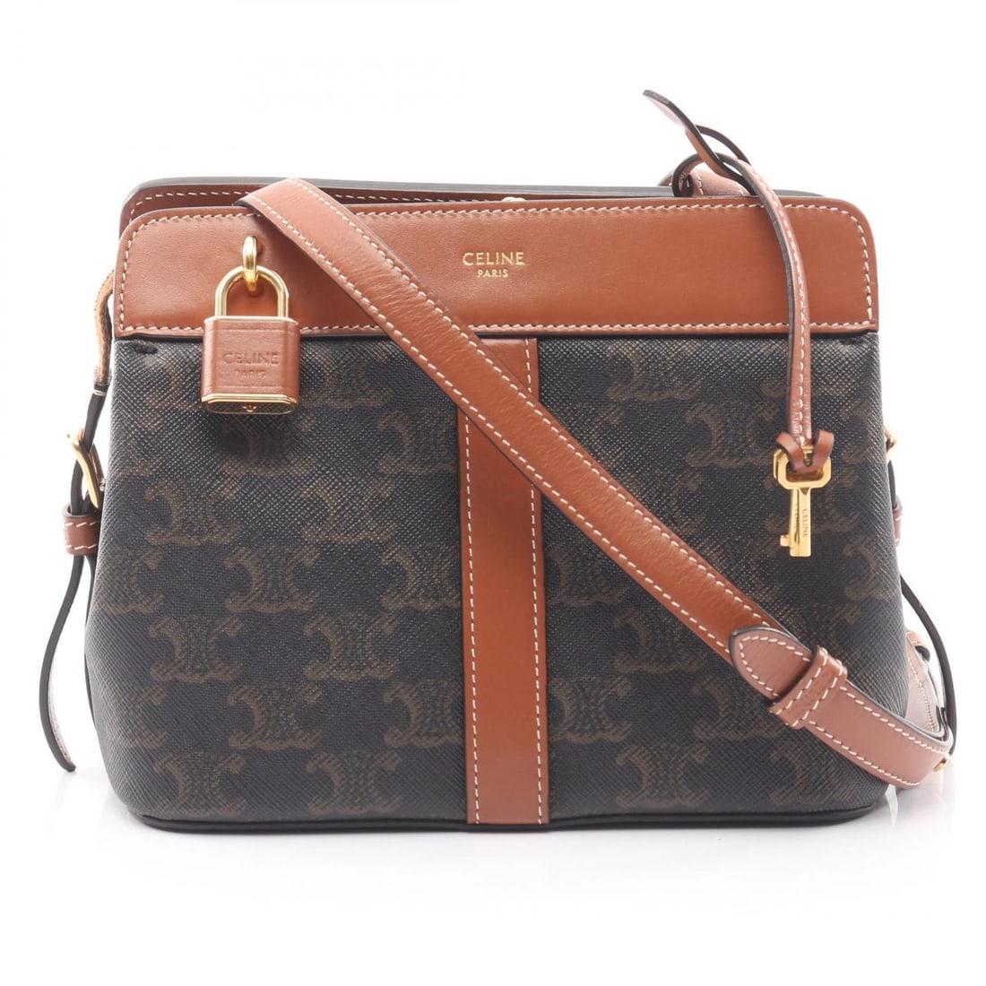 CELINE TEEN CABADO FRANCE TRIOMPHE SHOULDER BAG (1 of 6)