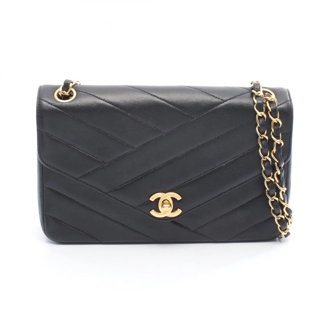 CHANEL BIAS STITCH CHAIN SHOULDER BAG (1 of 6)