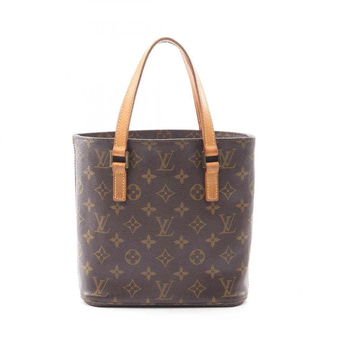 LOUIS VUITTON VAVIN PM HANDBAG: LOUIS VUITTON Vavin PM Handbag Brand: LOUIS VUITTON Type: Handbag Material: Monogram × PVC coated canvas × leather Color: Brown??ish colors Size: (H:8.3" x W:8.1" x D:3.3") Handle?35cm(13.8") A