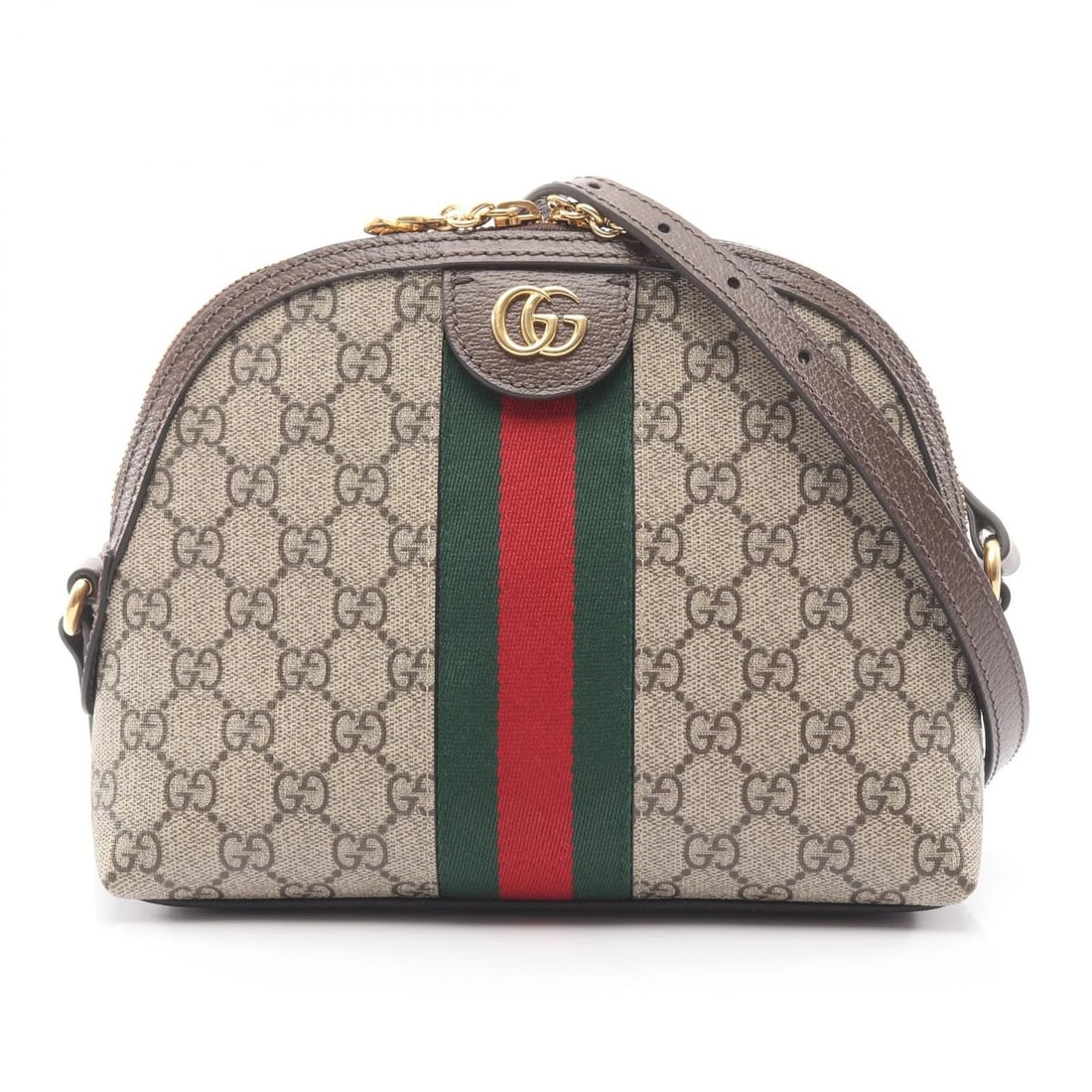 GUCCI OPHIDIA GG SUPREME SHOULDER CROSSBODY BAG: GUCCI Ophidia GG Supreme Shoulder crossbody Bag Brand: GUCCI Type: Shoulder Bag Material: PVC coated canvas × leather Color: Beige??ish colors × Brown??ish colors Size: (H:7.1" x W:9.1" x D:3.1"