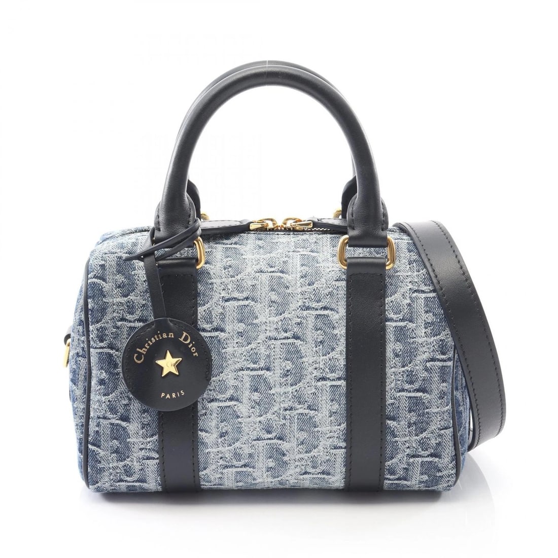 DIOR GROOVE 20 S OBLIQUE JACQUARD SHOULDER HANDBAG: Dior Groove 20 S Oblique Jacquard Shoulder Handbag Brand: Dior Type: Handbag Material: denim × leather Color: Navy??ish colors Size: (H:6.3" x W:7.9" x D:4.5") Handle?27cm(10.6") 