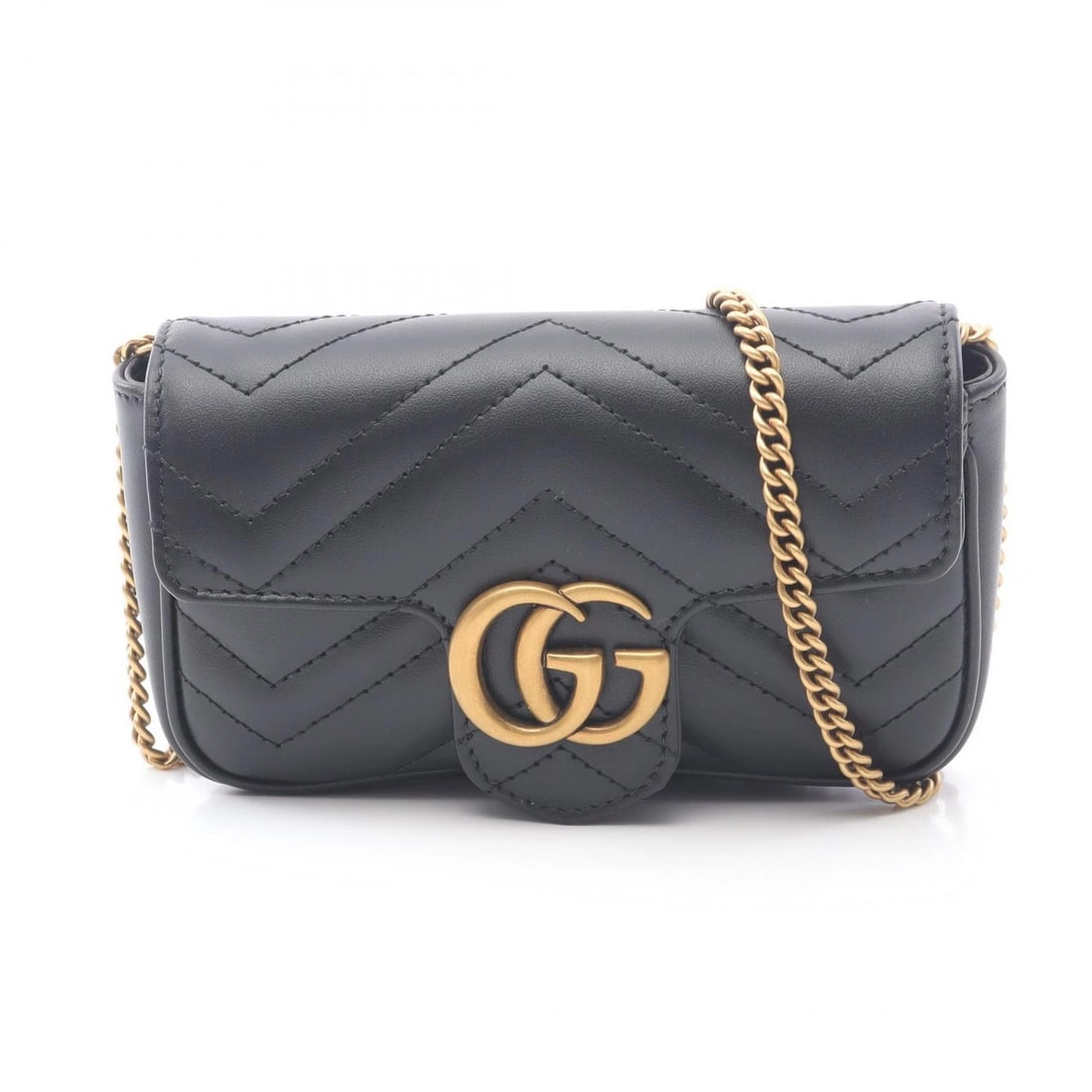 GUCCI GG MARMONT SUPER MINI CHAIN CROSSBODY SHOULDER BAG (1 of 2)