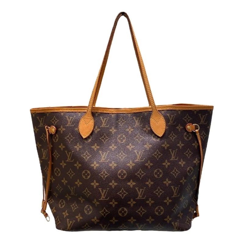LOUIS VUITTON NEVERFULL TOTE BAG: LOUIS VUITTON Neverfull Tote Bag Brand: LOUIS VUITTON Type: Tote Bag Material: Monogram Color: Brown Size: W12.6 x H11.4x D6.7inch Accessories: None Accessories Notice: When purchasing pre