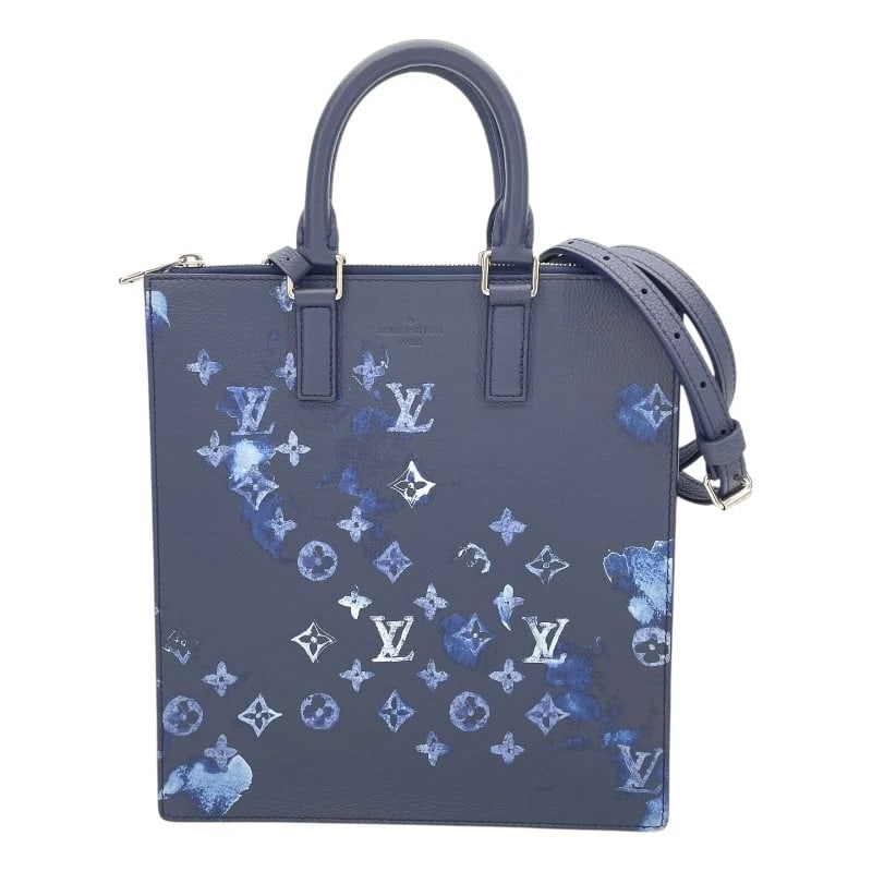 LOUIS VUITTON SAC PLAT MESSENGER SHOULDER BAG: LOUIS VUITTON Sac Plat Messenger Shoulder Bag Brand: LOUIS VUITTON Type: Shoulder Bag Material: Grain leather Color: Watercolor Size: W10.2 x H11.0x D2.4inch Shoulder:35.0inch Accessories: