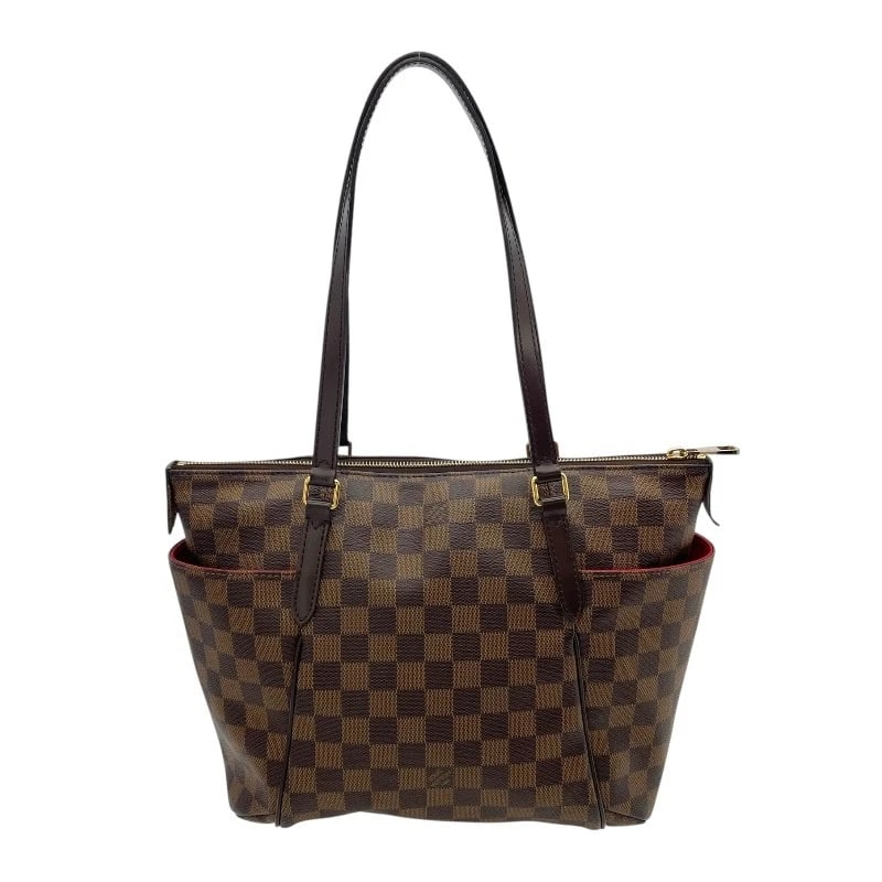 LOUIS VUITTON TOTALLY TOTE BAG: LOUIS VUITTON Totally Tote Bag Brand: LOUIS VUITTON Type: Tote Bag Material: Damier Ebene Color: Ebene Size: W15.4 x H9.4x D5.5inch Accessories: None Accessories Notice: When purchasing