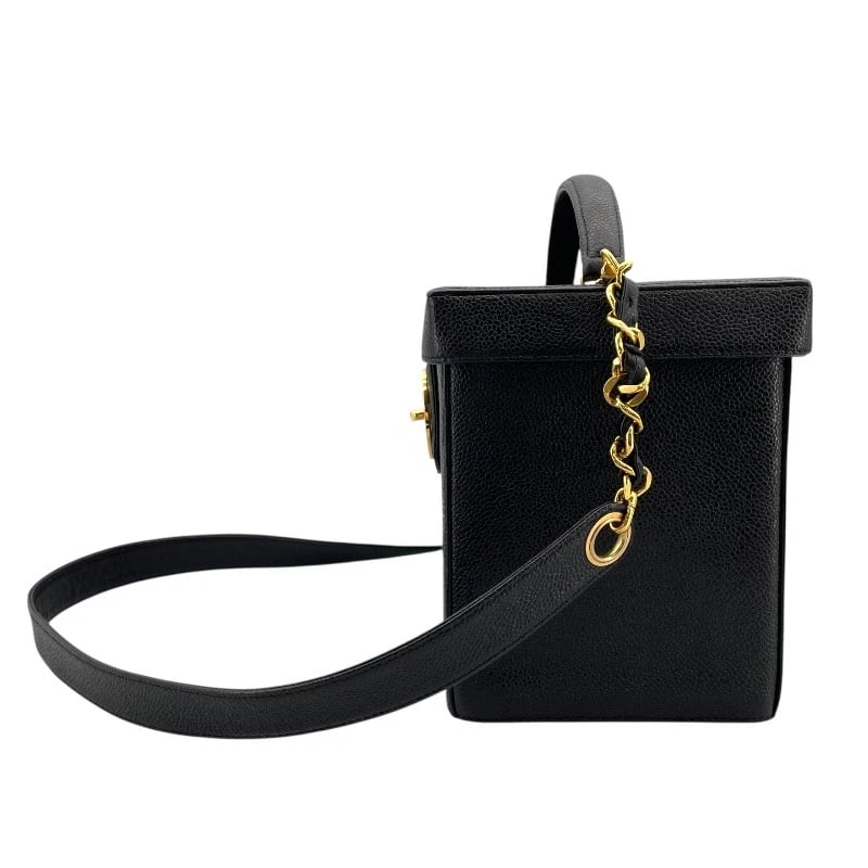 CHANEL COCO MARK BOX VANITY BAG - 4