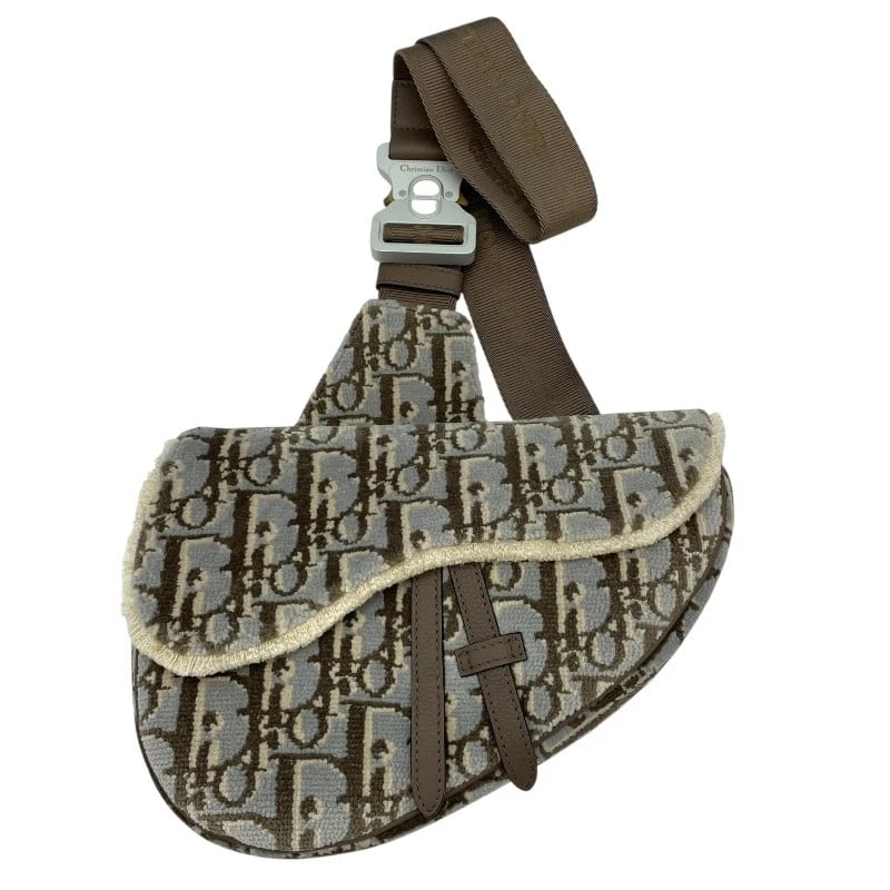 CHRISTIAN DIOR OBLIQUE SADDLE BAG SHOULDER BAG (1 of 7)