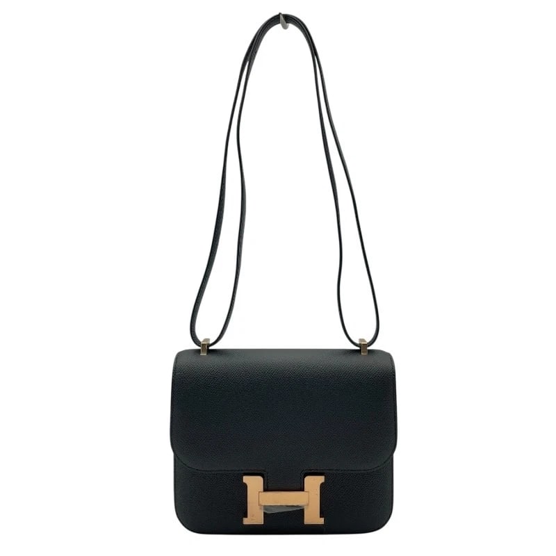 HERMES CONSTANCE 3 MINI SHOULDER BAG: HERMES Constance 3 Mini Shoulder Bag Brand: HERMES Type: Shoulder Bag Material: Epsom Color: Black PGHardware Size: W7.1 x H5.9x D2.0inch Shoulder:43.3inch Accessories: None Accessories