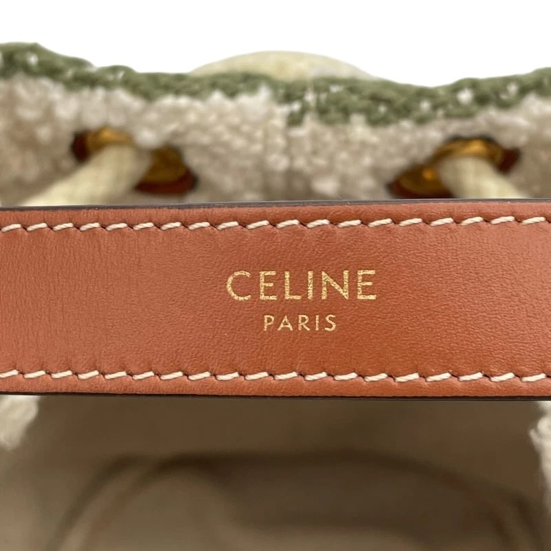 CELINE DRAWSTRING BAG HANDBAG - 6