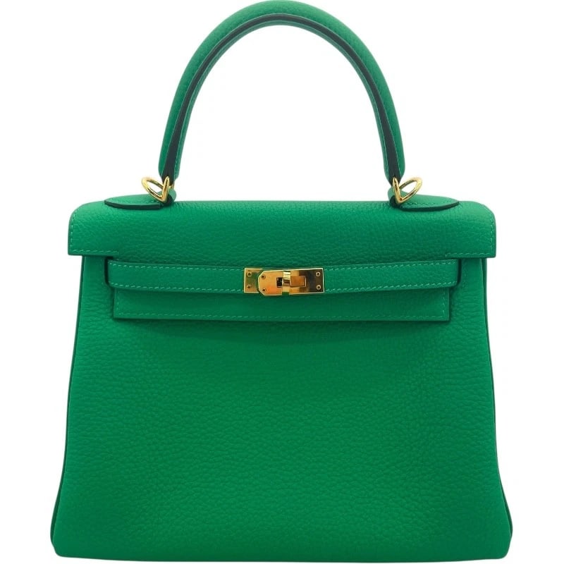 HERMES KELLY 25 INNER STITCH SHOULDER BAG: HERMES Kelly 25 inner stitch Shoulder Bag Brand: HERMES Type: Shoulder Bag Material: Togo Color: Mint GDHardware Size: W9.8 x H7.1x D3.9inch Shoulder:36.6inch Accessories: None Accessories