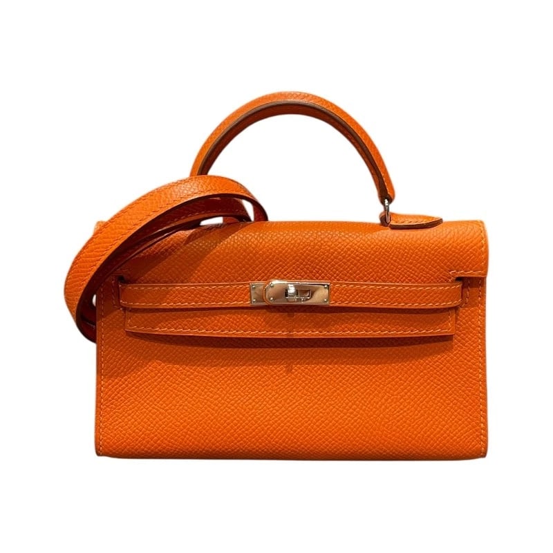 HERMES TINY KELLY SHOULDER BAG: HERMES tiny kelly Shoulder Bag Brand: HERMES Type: Shoulder Bag Material: Epsom Color: SVHardware Size: W5.7 x H3.5x D1.2inch Shoulder:27.6inch Accessories: None Accessories Notice: When
