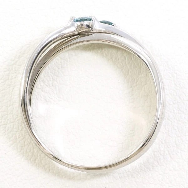 PLATINUM 900 RING BLUEDIAMOND - 2