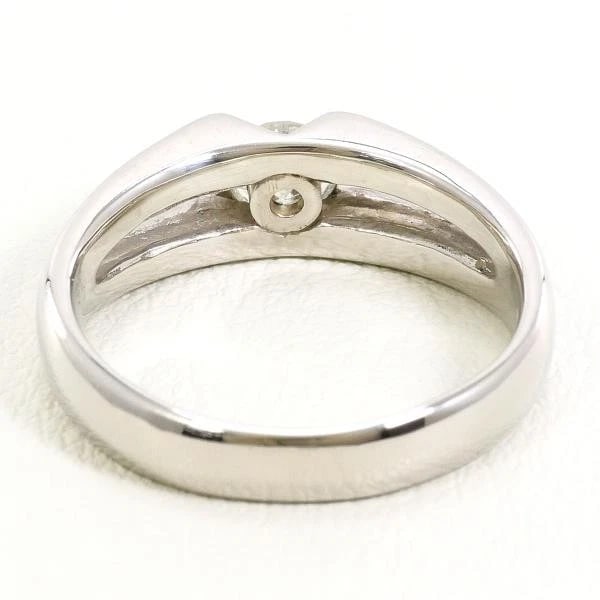 PLATINUM 900 RING DIAMOND - 4