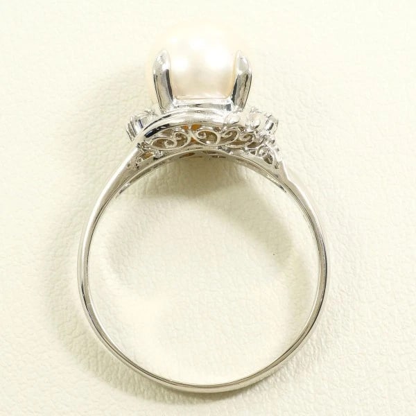 PLATINUM 900 RING DIAMOND - 2