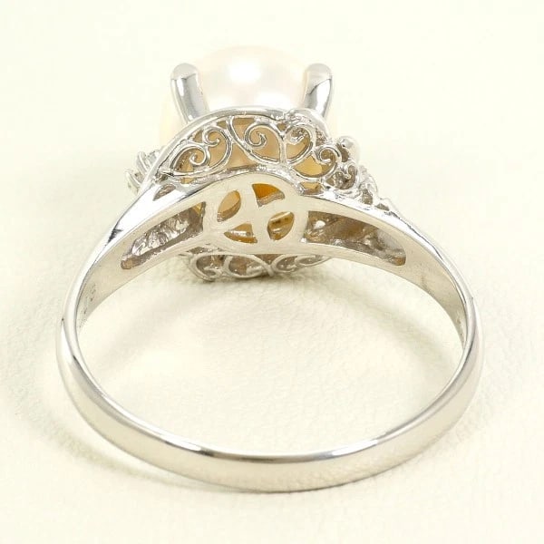 PLATINUM 900 RING DIAMOND - 3