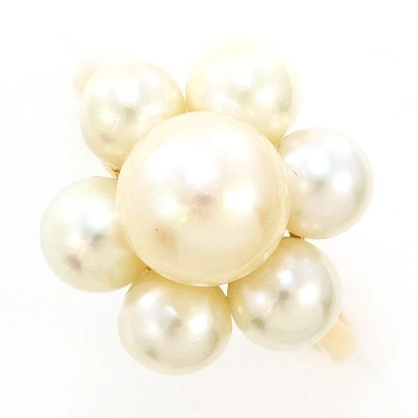 18K YELLOW GOLD RING PEARL: 18K Yellow gold ring Pearl Brand: N/A Type: Ring Material: 18K Yellow Gold Color: Yellow Gold Size: 3.5 US size Accessories: None Accessories Notice: When purchasing pre-owned goods, please