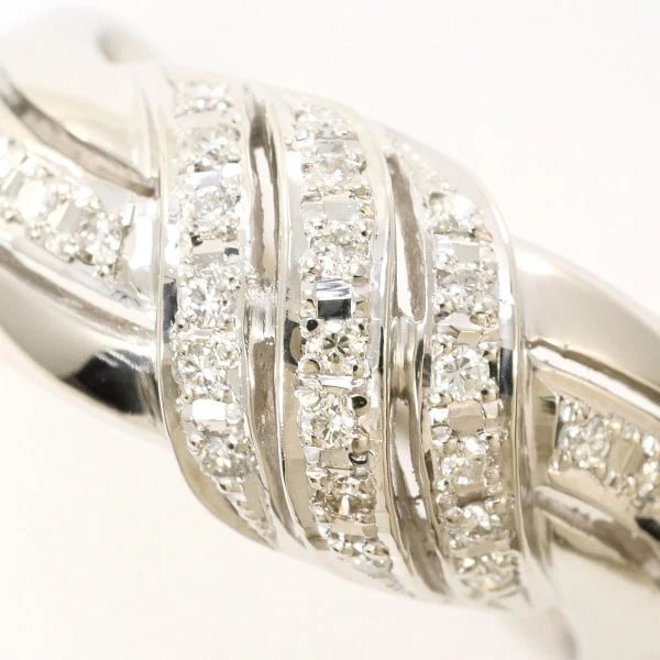 PLATINUM 900 RING DIAMOND - 2