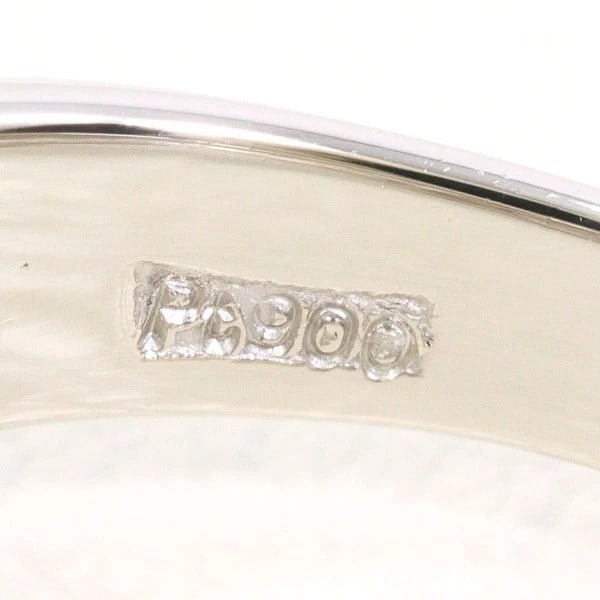 PLATINUM 900 RING DIAMOND - 5