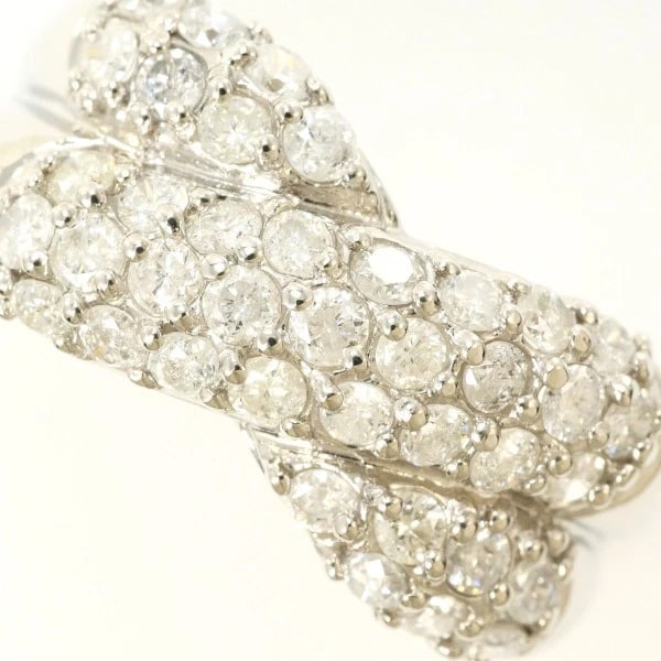 PLATINUM 900 RING DIAMOND - 2