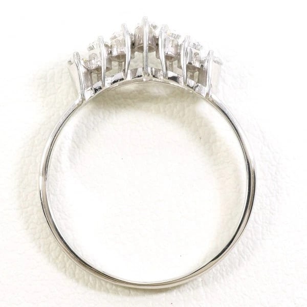 PLATINUM 900 RING DIAMOND - 2