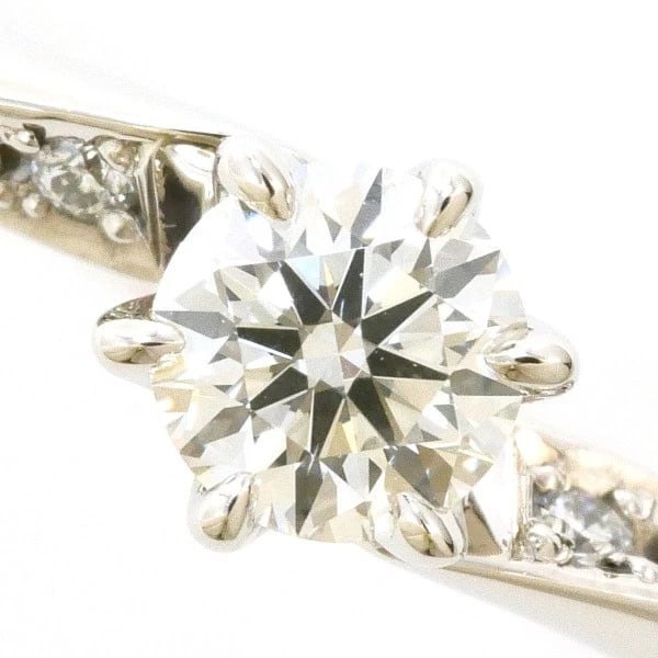 PLATINUM 900 RING DIAMOND - 2