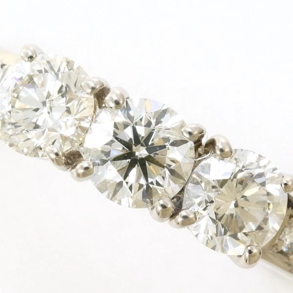 PLATINUM 900 RING DIAMOND - 2