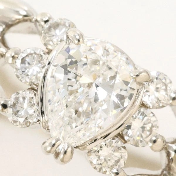 PLATINUM 900 RING DIAMOND - 2