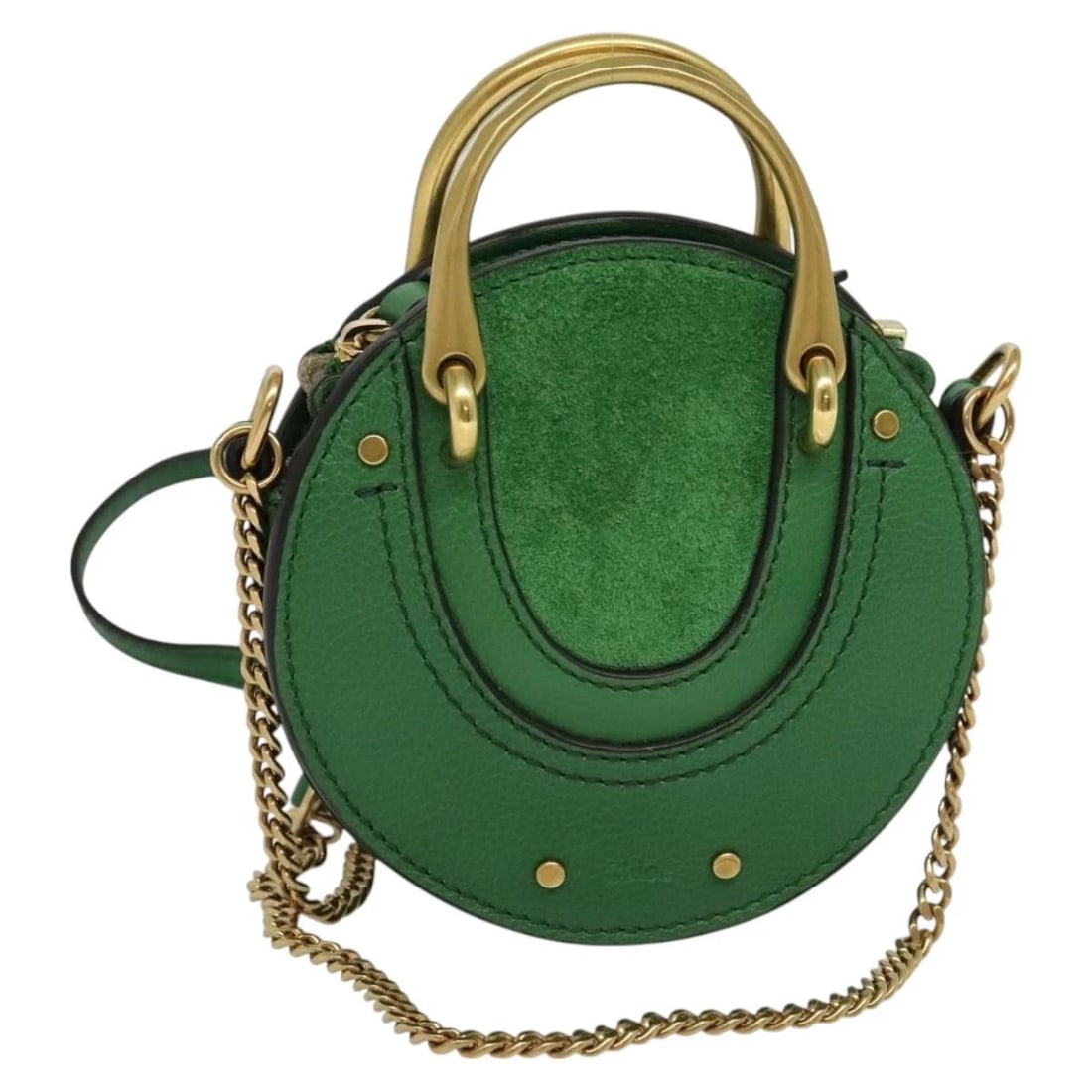CHLOE CHAIN PIXY SHOULDER BAG LEATHER GREEN GOLD: Chloe Chain Pixy Shoulder Bag Leather Green Gold Brand: Chloe Type: Shoulder Bag Material: Leather Color: Green / Gold Size: W4.7 x H4.7 x D0.8inch(Approx) Shoulder Drop:22.4inch(Approx) Accessor