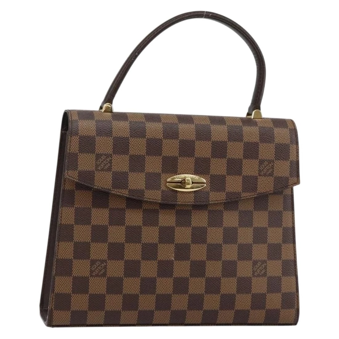 LOUIS VUITTON DAMIER EBENE MALESHERBES HAND BAG: LOUIS VUITTON Damier Ebene Malesherbes Hand Bag Brand: LOUIS VUITTON Type: Hand Bag Material: Damier Ebene Canvas Color: Damie Ebene Size: W10.2 x H8.7 x D2.6inch(Approx) Handle Drop:5.1inch(Appro