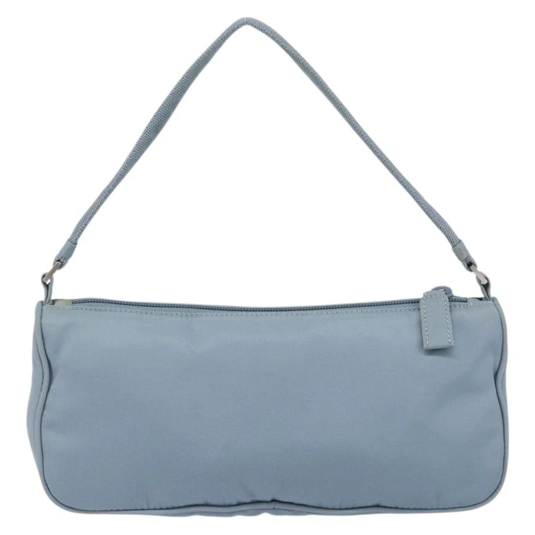 PRADA ACCESSORY POUCH NYLON LIGHT BLUE SILVER - 3