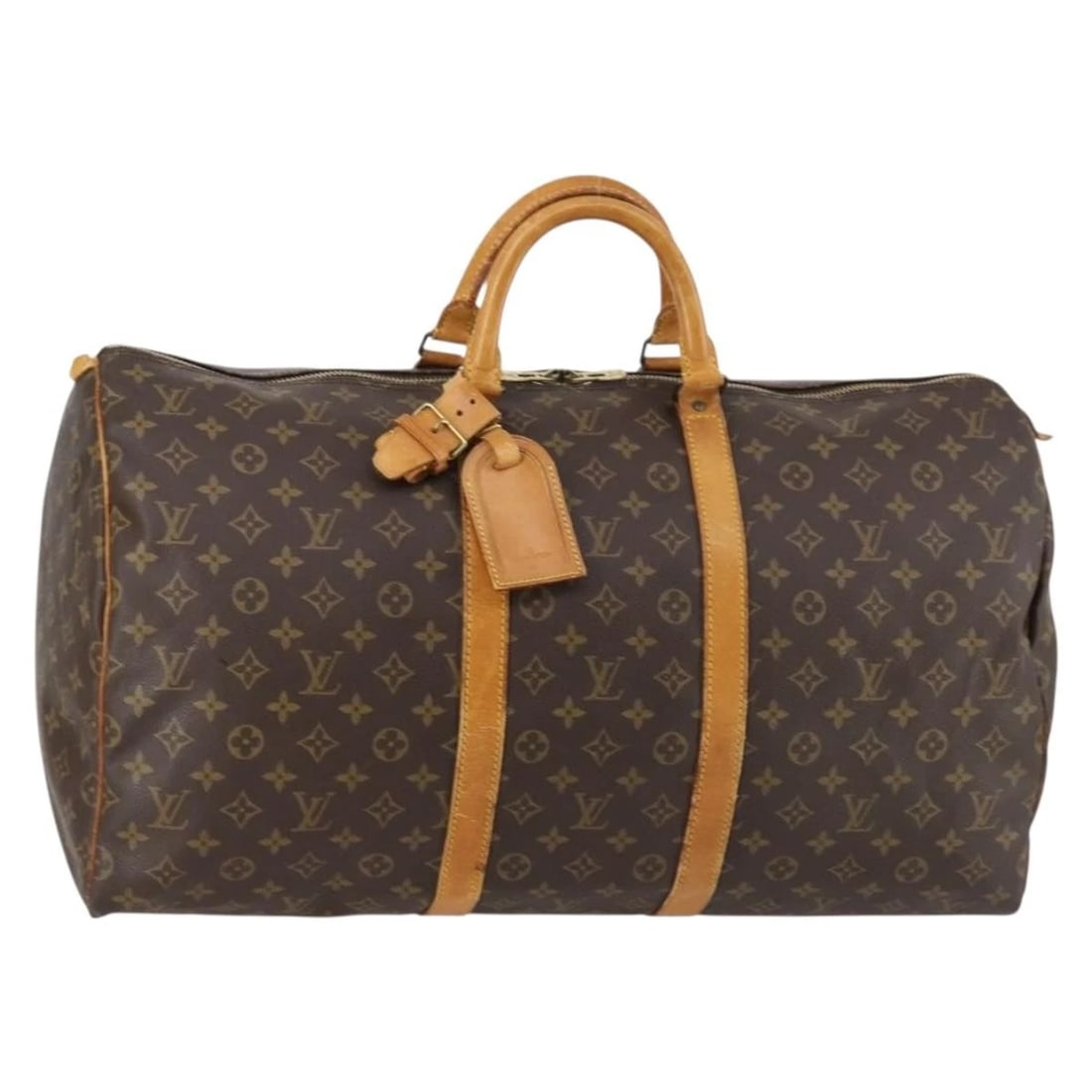 LOUIS VUITTON MONOGRAM KEEPALL 55 BOSTON BAG (1 of 10)