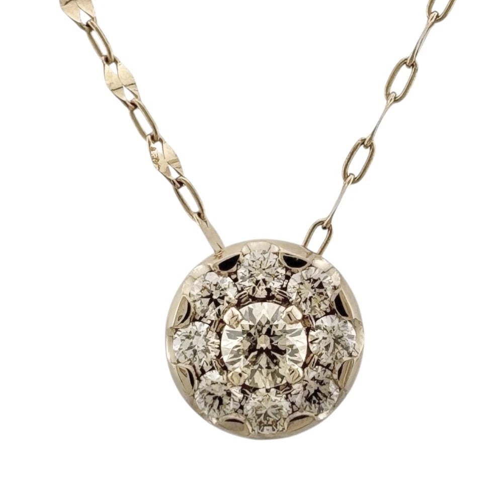 KASHIKEY NECKLACE K18 WHITE GOLD DIAMOND: KASHIKEY Necklace K18 white gold diamond Brand: KASHIKEY Type: Necklace Material: K18 white gold Main Stone/Creation Natural Color: Brown gold Size: Total Length:69cm Chain width:0.8mm