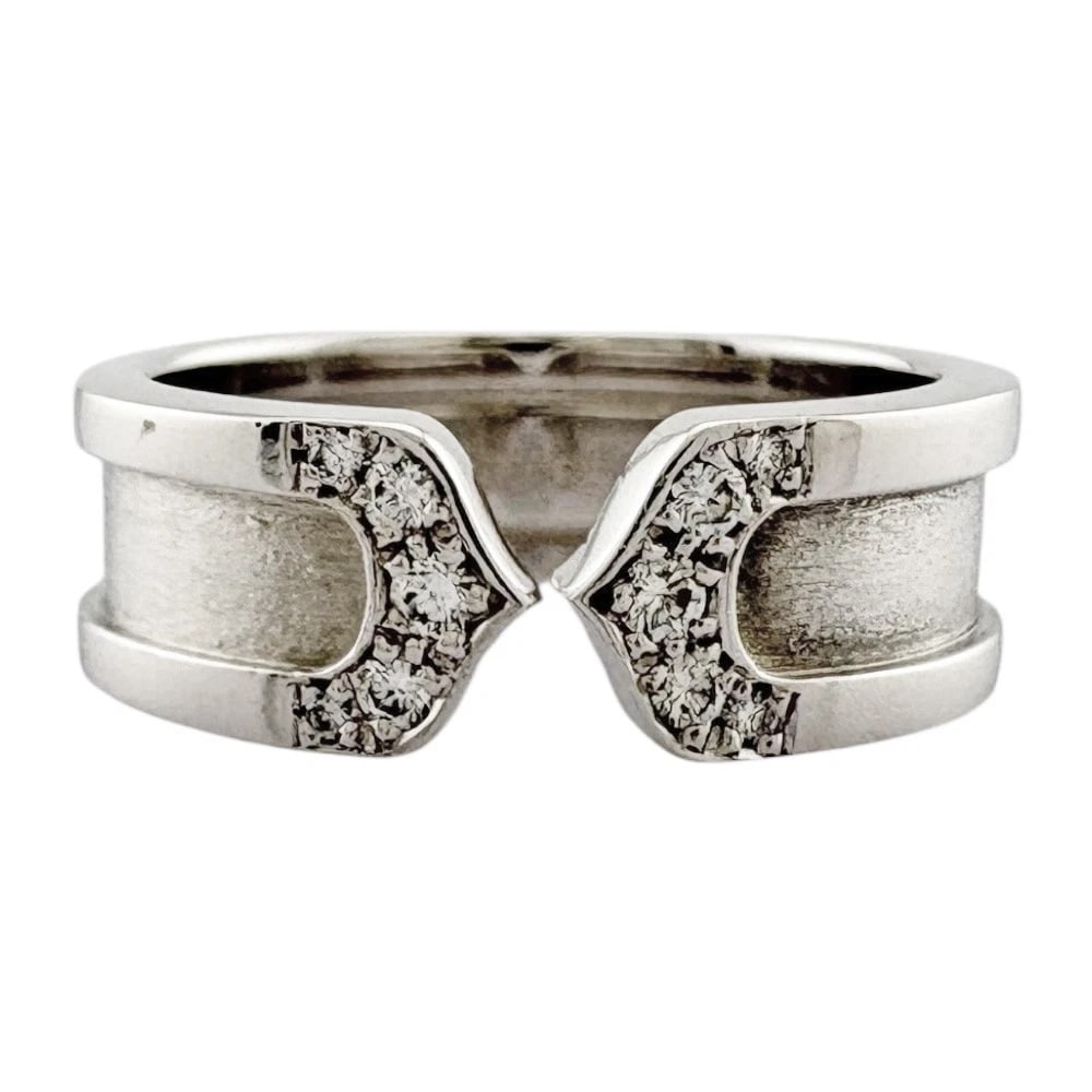 CARTIER RING K18 WHITE GOLD DIAMOND (1 of 4)