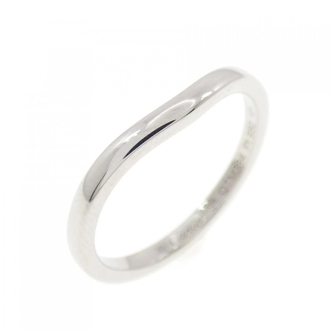 CARTIER BALLERINA RING: Cartier ballerina Ring Brand: Cartier Type: Ring Material: Platinum 950 Color: Platinum Size: 6 (US size) Accessories: None Accessories Notice: When purchasing pre-owned goods, please refe