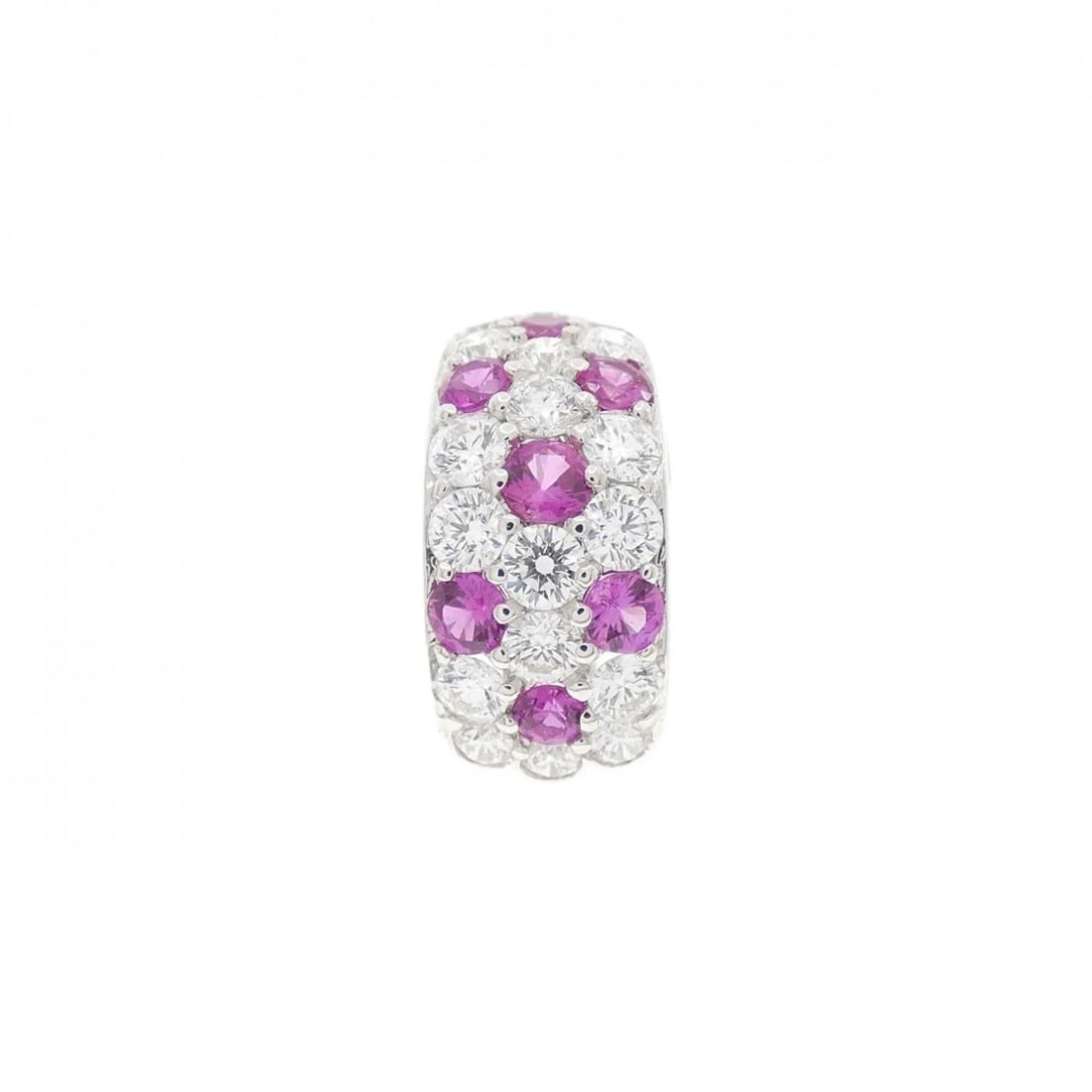 MIKIMOTO RUBY EARRINGSSINGLE EARRINGS: MIKIMOTO Ruby EarringsSingle Earrings Brand: MIKIMOTO Type: Earrings Material: K18 White Gold Main Stone Ruby Color: White Gold Size: ActualSize HxW: 14.5mmx6.6mm Accessories: None