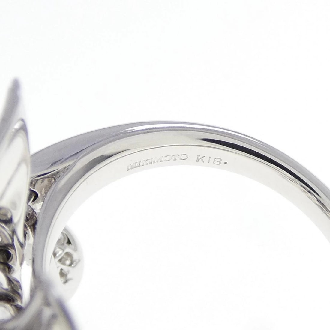 MIKIMOTO DIAMOND RING - 4