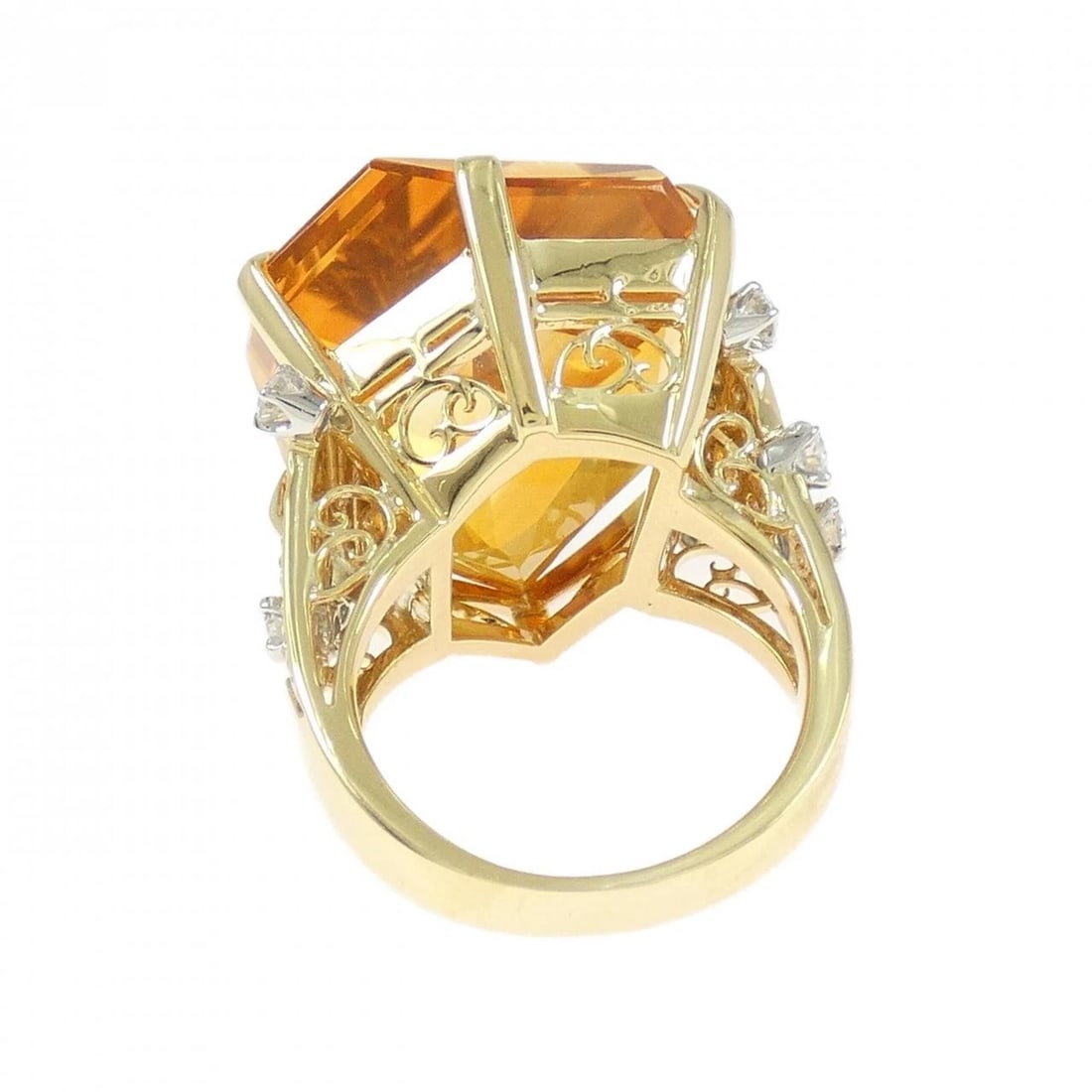 MIKIMOTO CITRINE RING - 3