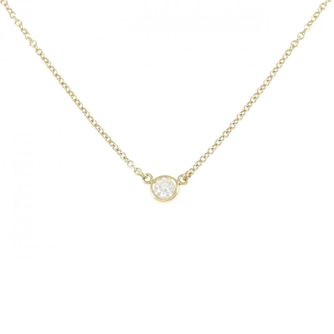 TIFFANY & CO. BY THE YARD NECKLACE: Tiffany & Co. By the Yard Necklace Brand: Tiffany Type: Necklace Material: 750 Yellow Gold Main Stone Natural Color: Yellow Gold Size: 41cm Accessories: None Accessories Notice: When