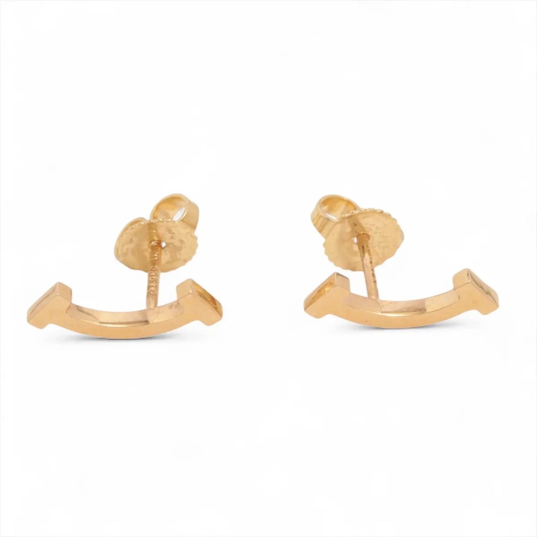 TIFFANY T SMILE PIERCING JEWELRY 750: Tiffany T Smile Piercing jewelry 750 Brand: Tiffany Type/Style: Piercing jewelry Material: 750(YG), Color: YG Size: Size(CM) Height:0.4 Length:1.3 Accessories: None Accessories Notice: When