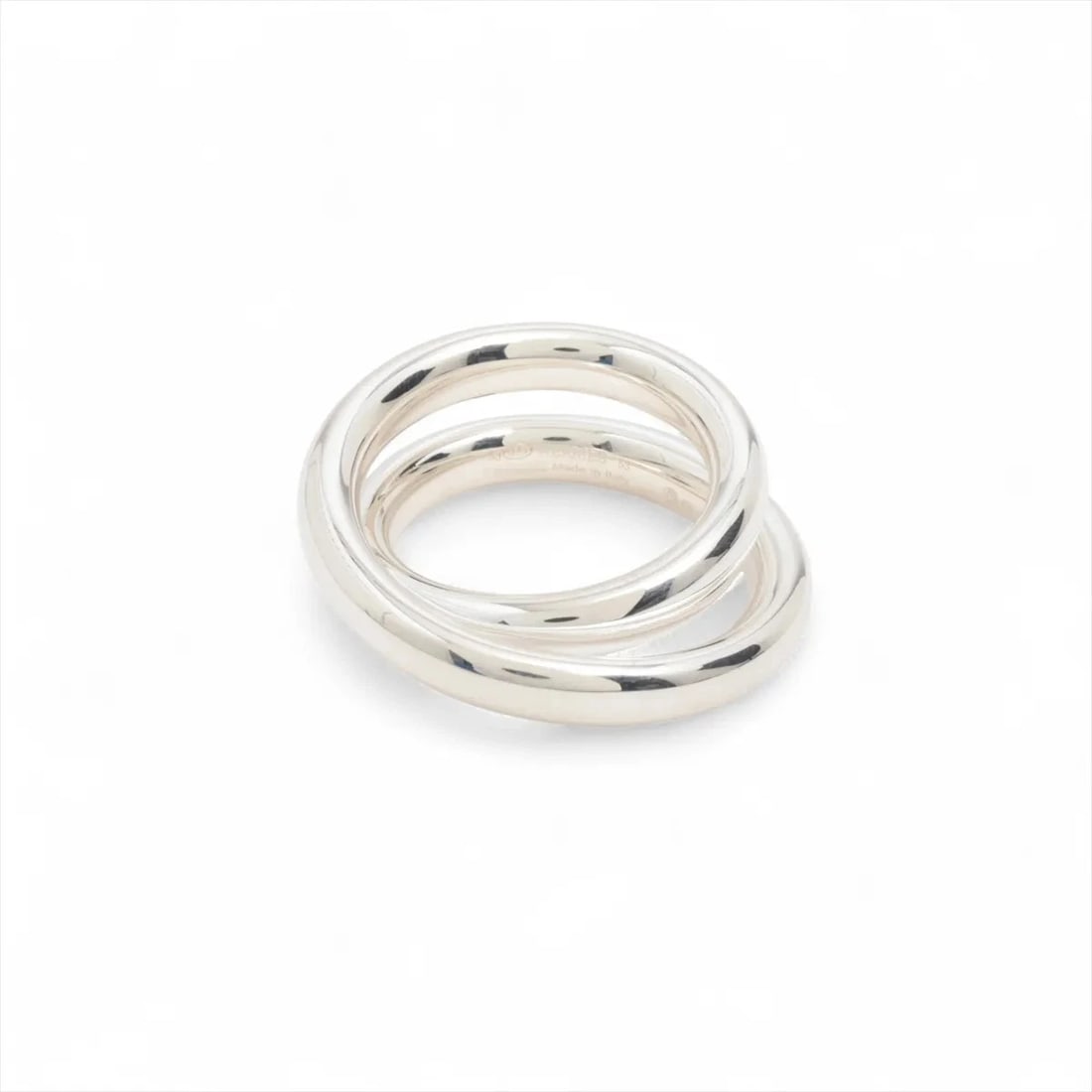 HERMES VERTIGES RING: Hermes Vertiges Ring Brand: Hermes Type/Style: Ring Material: 925, Color: Silver Size: 6 US Accessories: None Accessories Notice: When purchasing pre-owned goods, please refer to the photo