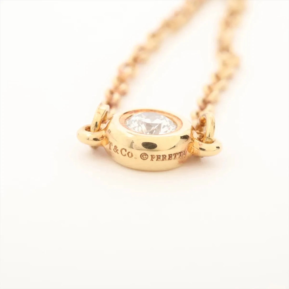 TIFFANY BY THE YARD 1P DIAMOND CHAINRINGS 750(YG): Tiffany By the Yard 1P diamond chainrings 750(YG) Brand: Tiffany Type/Style: Ring Material: 750(YG), Main Stone/Creation Natural Color: YG Size: 6 US Accessories: None Accessories Notice: