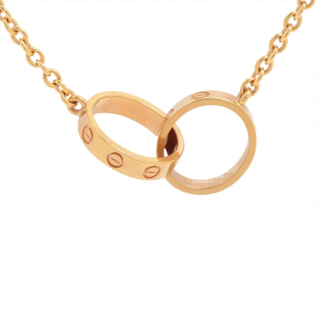 CARTIER BABY LOVE NECKLACE 750(PG): Cartier Baby Love Necklace 750(PG) Brand: Cartier Type/Style: Necklace Material: 750(PG), Color: YG Size: Size(CM) Chain length:44.2 Accessories: None Accessories Notice: When purchasing p