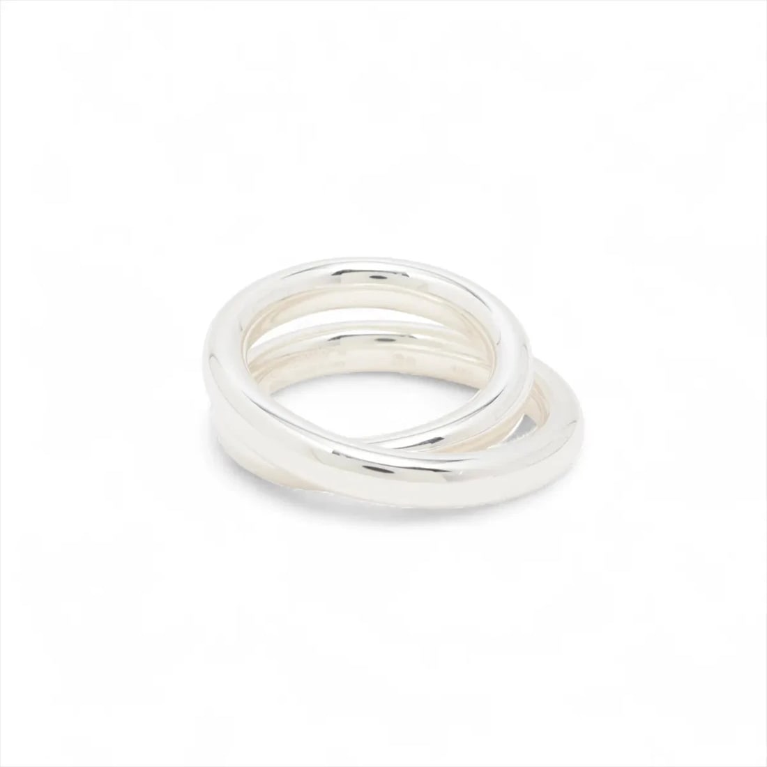 HERMES VERTIGES RING SILVER: Hermes Vertiges Ring Silver Brand: Hermes Type/Style: Ring Material: 925, Color: Silver Size: 6.75 - 7 US Accessories: None Accessories Notice: When purchasing pre-owned goods, please refe
