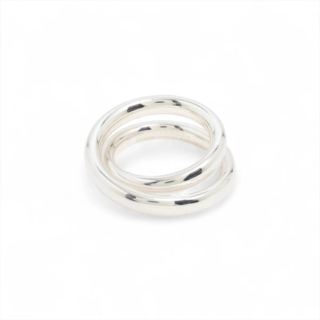 HERMES VERTIGES RING 925 SILVER: Hermes Vertiges Ring 925 Silver Brand: Hermes Type/Style: Ring Material: 925, Color: Silver Size: 7.5 US Accessories: None Accessories Notice: When purchasing pre-owned goods, please refer