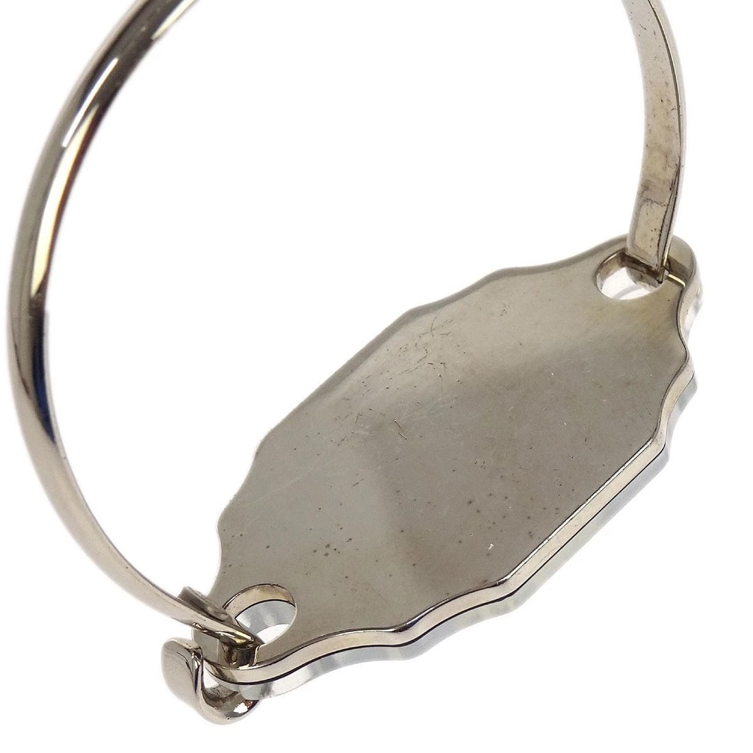 CHANEL SILVER BRACELET BANGLE - 2