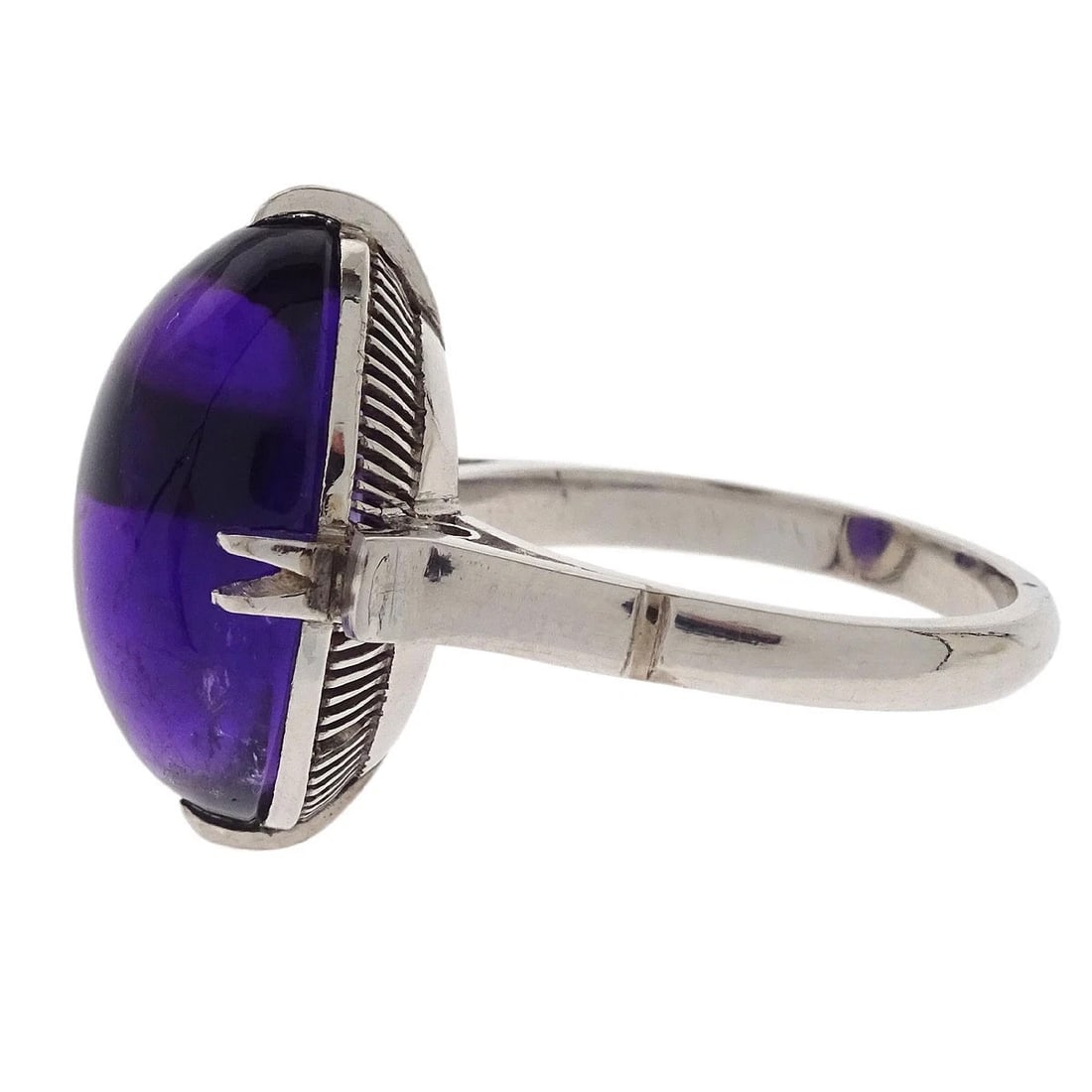 RING PM900 SILVER AMETHYST - 2