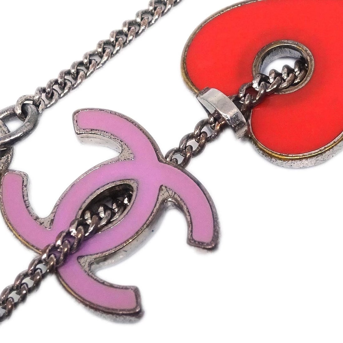 CHANEL SILVER ICON BRACELET - 2