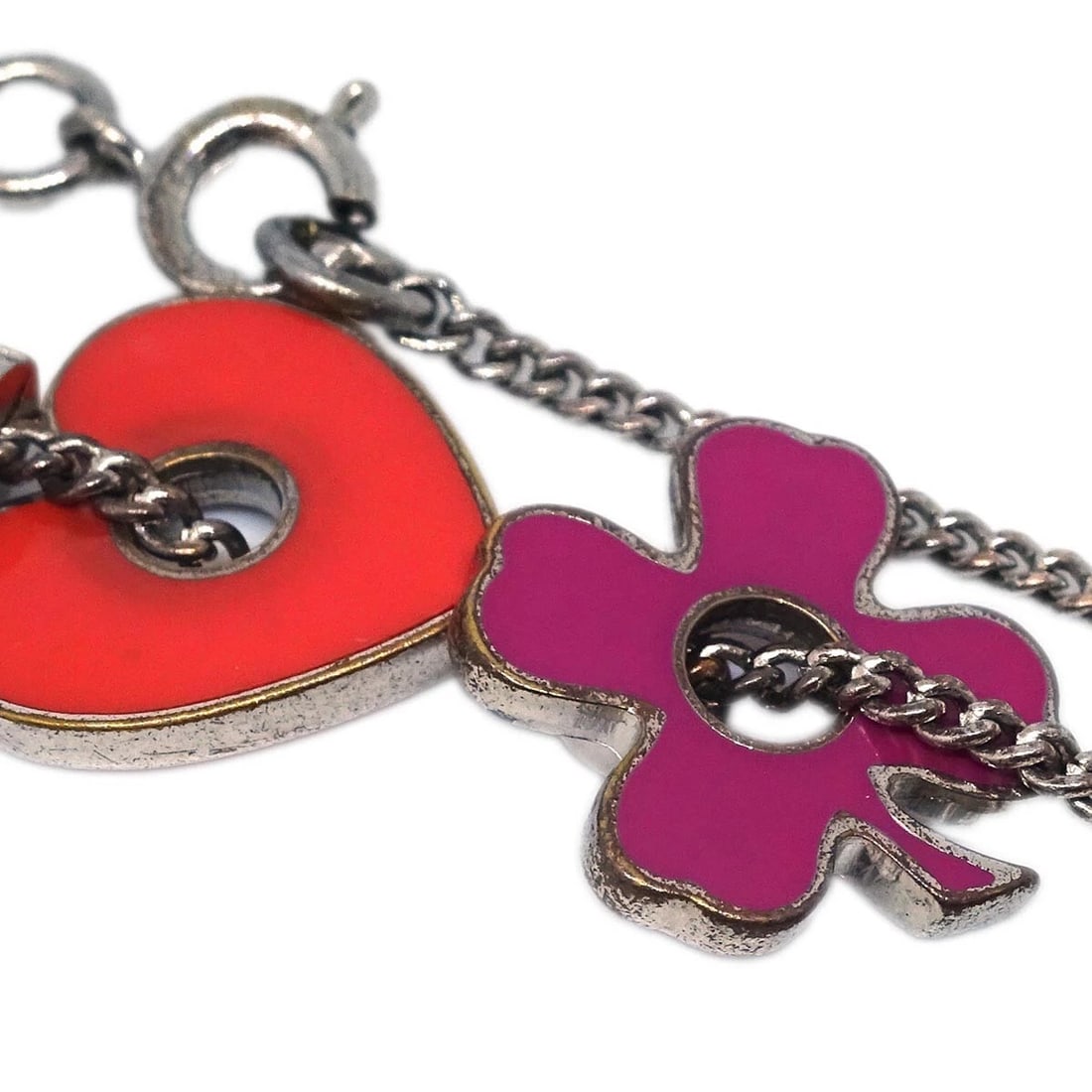 CHANEL SILVER ICON BRACELET - 3