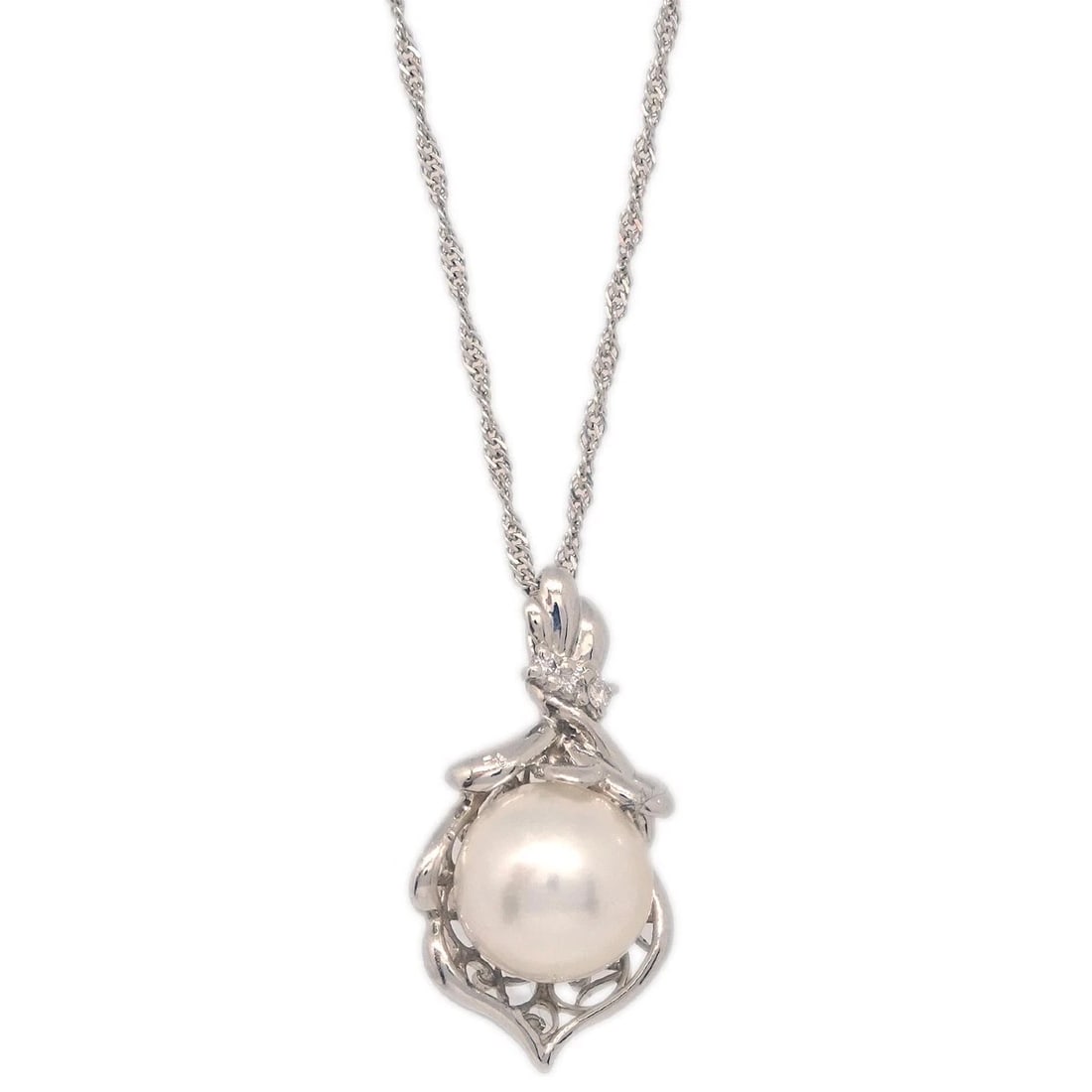 PENDANT NECKLACE PT850 PEARL (1 of 4)